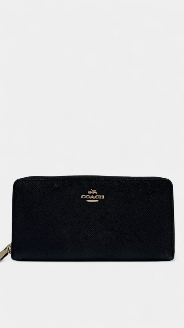 COACH _ ZIP AROUND BLACK - Image 2
